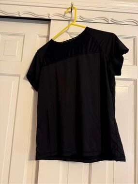 Lauren Ralph Lauren Black Short Sleeve Performance Tee